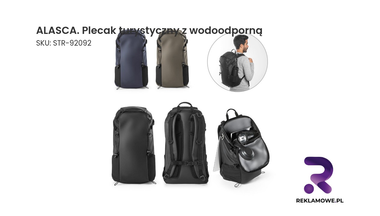 ALASCA. Plecak turystyczny z wodoodporną powłoką ALASCA plecak turystyczny wodoodporny