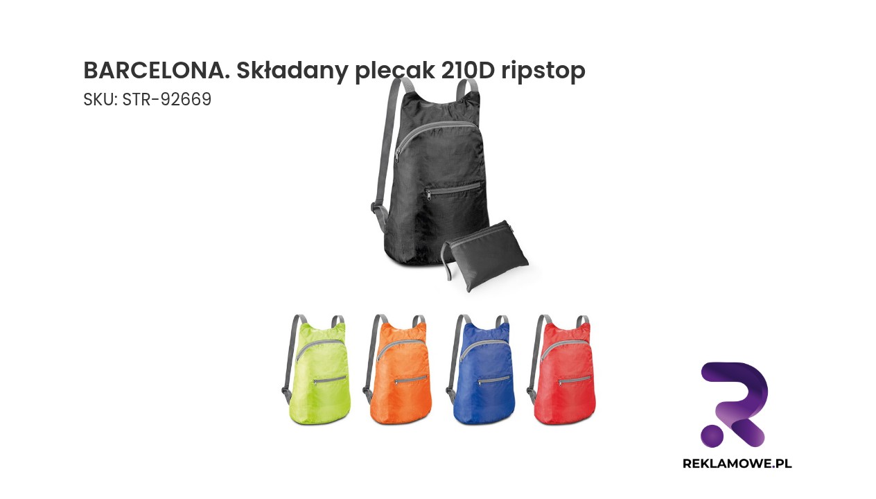 BARCELONA składany plecak 210D ripstop