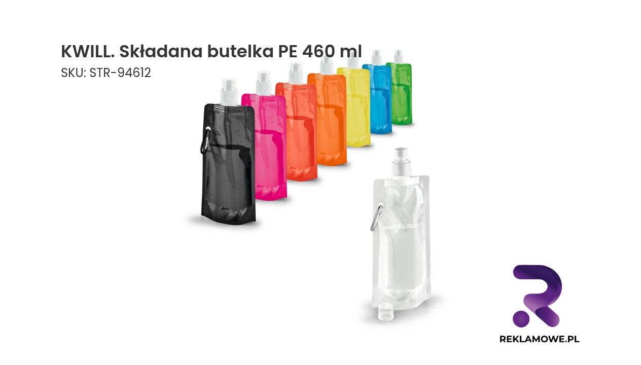 KWILL. Składana butelka PE 460 ml KWILL składana butelka PE 460 ml