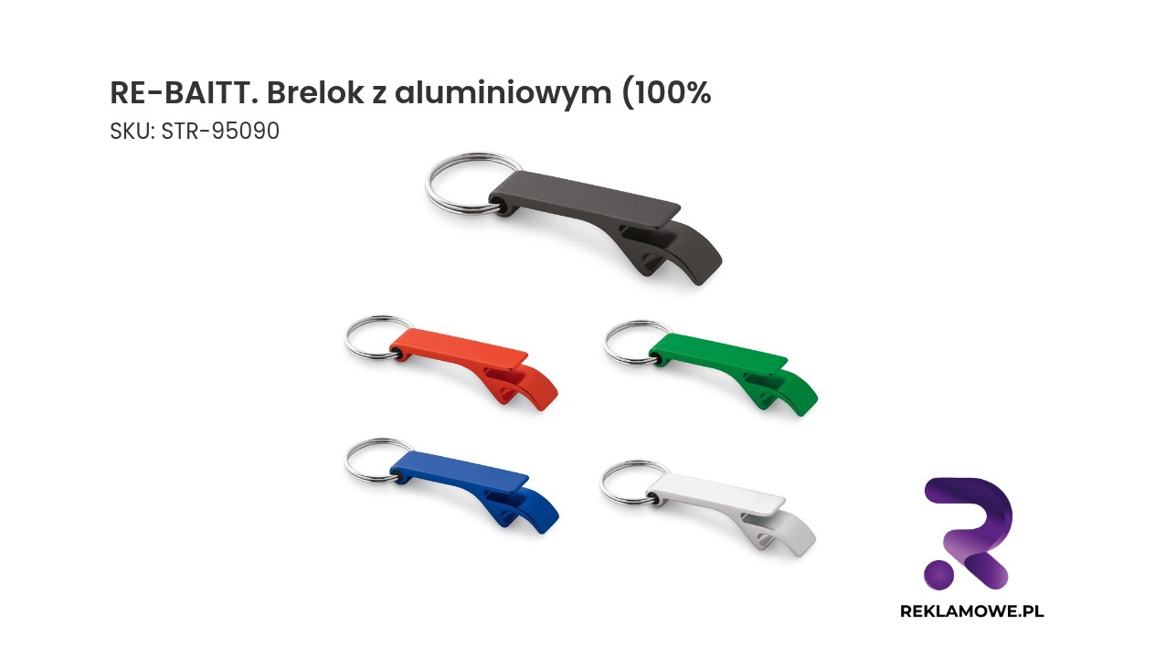RE-BAITT brelok z aluminiowym korpusem – lekki i trwały brelok do kluczy